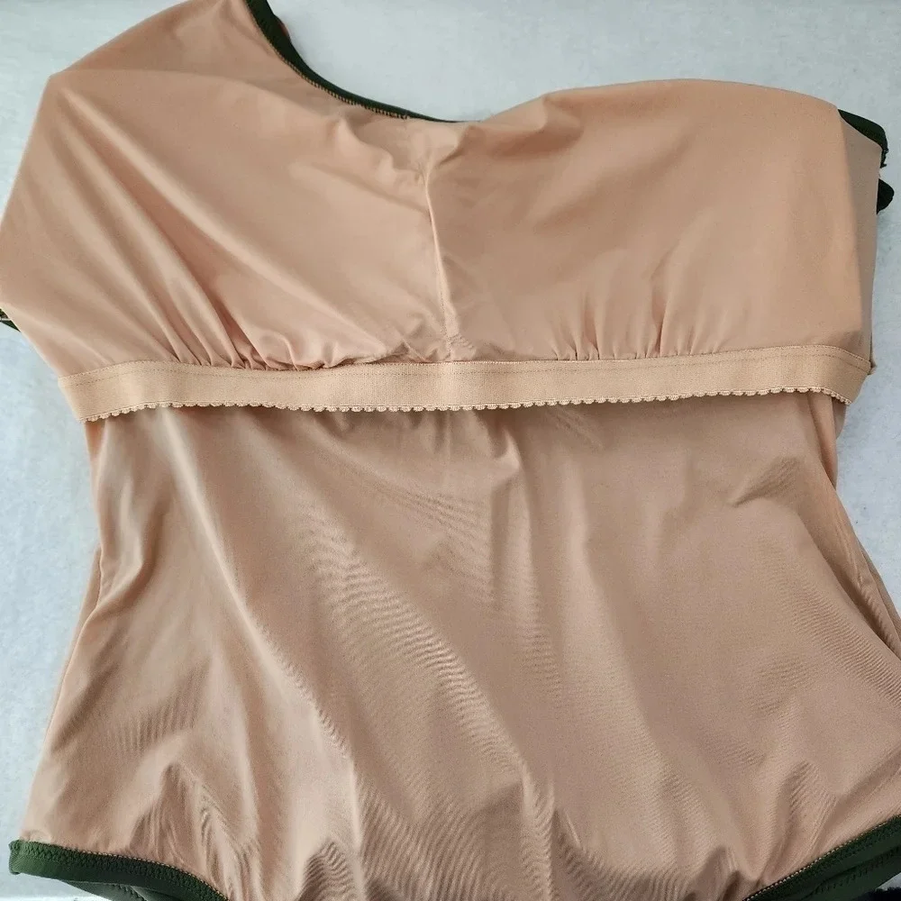 J. Crew One-shoulder Swimsuit with Tortoise Ring - Picture 10 of 12